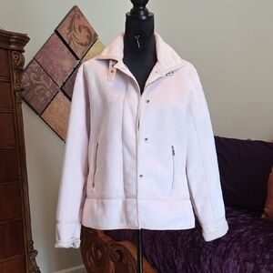 Chic Light Pink Utility Jacket for Women